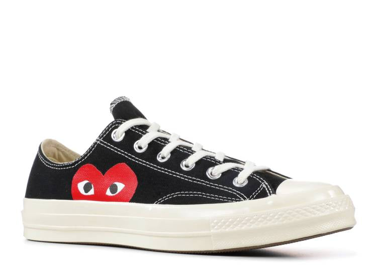 Comme Des Gar&ccedil;ons Play X Chuck 70 Low 'Black White' denemezapt.myshopify.com Zaptila