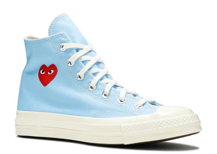 Comme Des Gar&ccedil;ons Play X Chuck 70 High 'Bright Blue' denemezapt.myshopify.com Zaptila