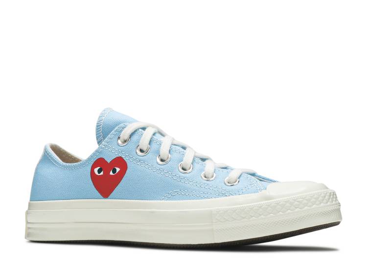 Comme Des Gar&ccedil;ons Play X Chuck 70 Low 'Bright Blue' denemezapt.myshopify.com Zaptila