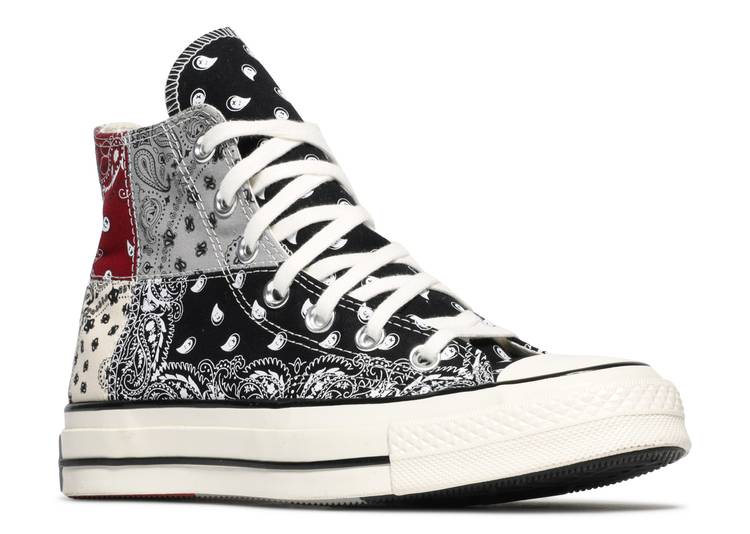 Offspring X Chuck 70 High 'Paisley Pathcwork' denemezapt.myshopify.com Zaptila