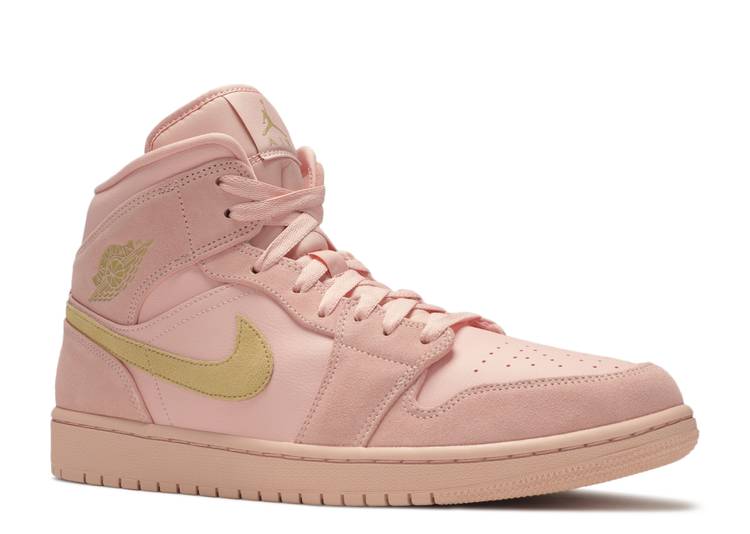 Air Jordan 1 Mid 'Coral Gold' denemezapt.myshopify.com Zaptila