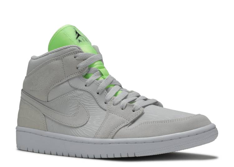 Wmns Air Jordan 1 Mid 'Ghost Green' denemezapt.myshopify.com Zaptila