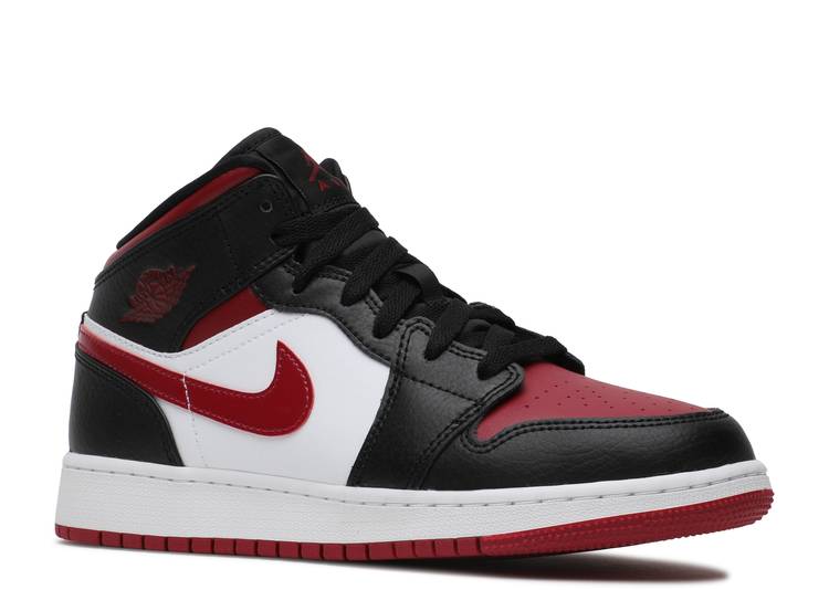 Air Jordan 1 Mid Gs 'Noble Red' denemezapt.myshopify.com Zaptila