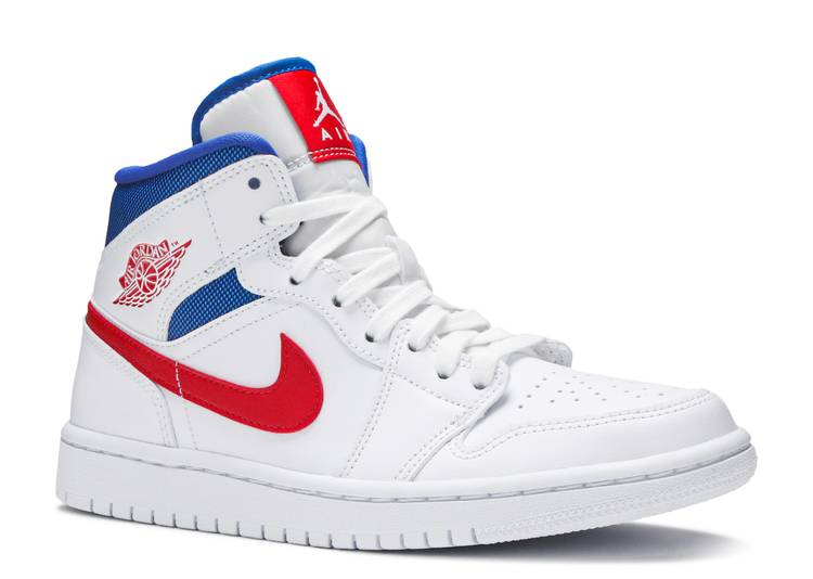 Wmns Air Jordan 1 Mid 'Usa' denemezapt.myshopify.com Zaptila