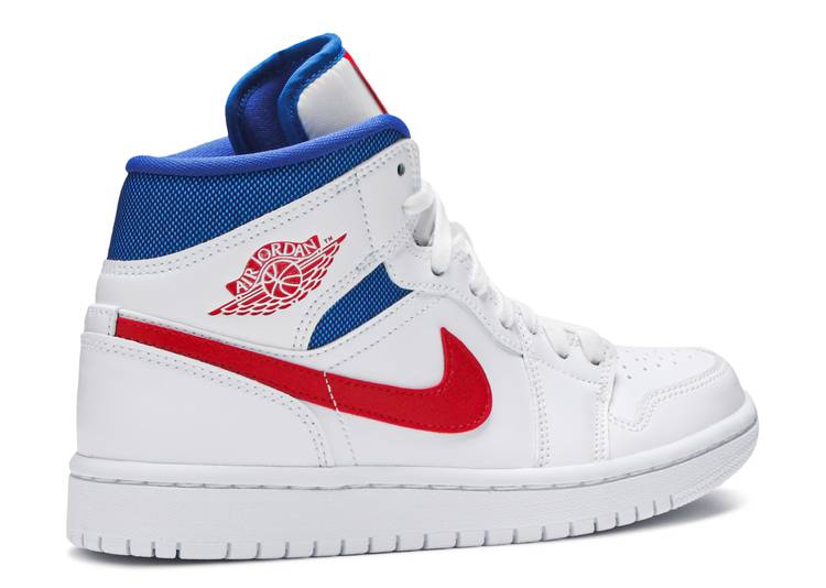 Wmns Air Jordan 1 Mid 'Usa' denemezapt.myshopify.com Zaptila