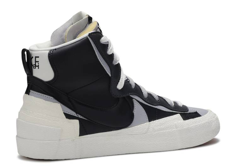 Sacai x Blazer Mid 'Black Grey' denemezapt.myshopify.com Zaptila