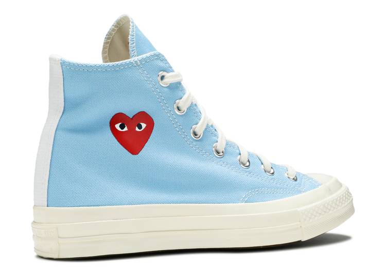 Comme Des Gar&ccedil;ons Play X Chuck 70 High 'Bright Blue' denemezapt.myshopify.com Zaptila