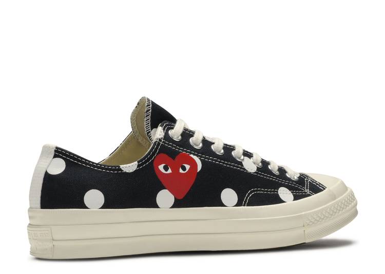 Comme Des Gar&ccedil;ons X Chuck Taylor All Star 70 Low 'Polka Dot' denemezapt.myshopify.com Zaptila
