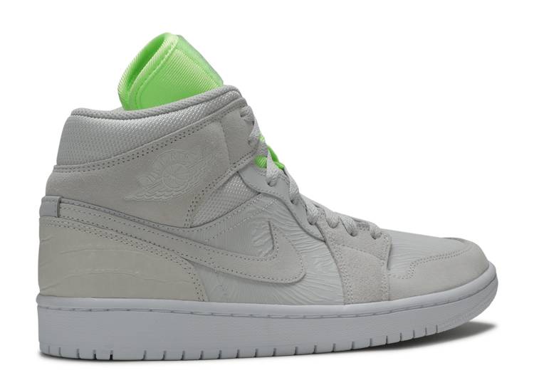 Wmns Air Jordan 1 Mid 'Ghost Green' denemezapt.myshopify.com Zaptila
