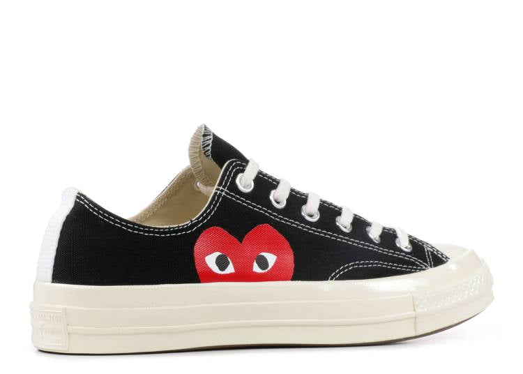 Comme Des Gar&ccedil;ons Play X Chuck 70 Low 'Black White' denemezapt.myshopify.com Zaptila