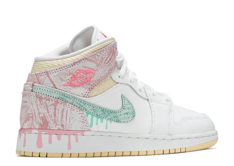 Air Jordan 1 Mid SE 'Paint Drip' denemezapt.myshopify.com Zaptila