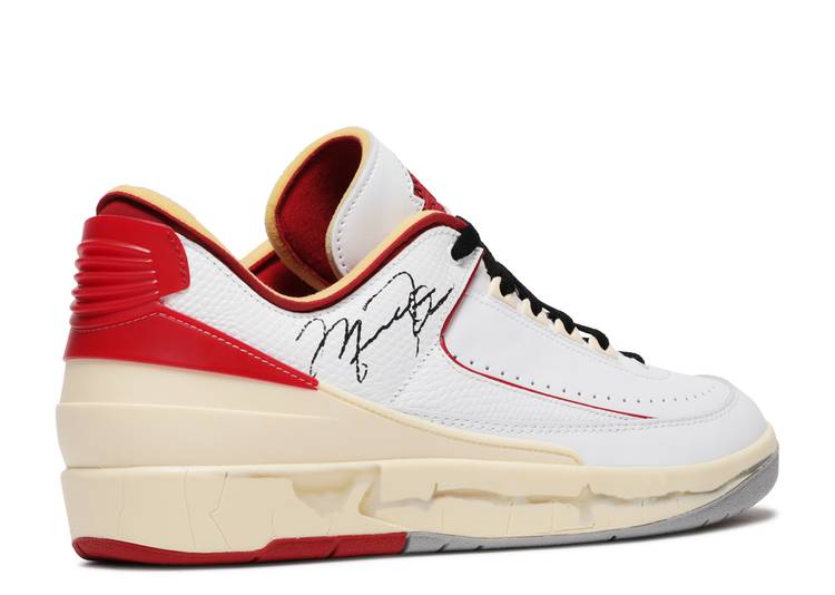 Off-White X Air Jordan 2 Retro Low Sp 'White Varsity Red' denemezapt.myshopify.com Zaptila