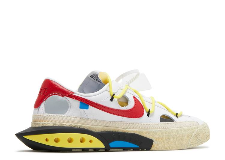 Off-White X Blazer Low 'White University Red' denemezapt.myshopify.com Zaptila