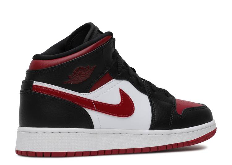 Air Jordan 1 Mid Gs 'Noble Red' denemezapt.myshopify.com Zaptila