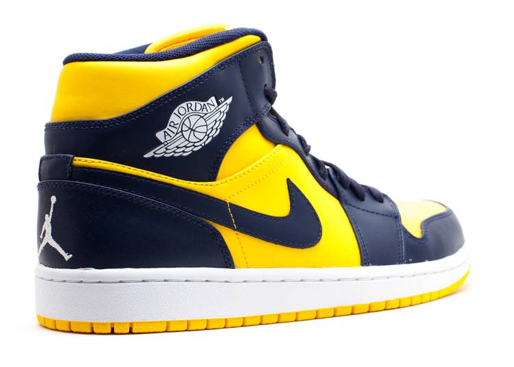 Air Jordan 1 Mid 'Michigan' denemezapt.myshopify.com Zaptila