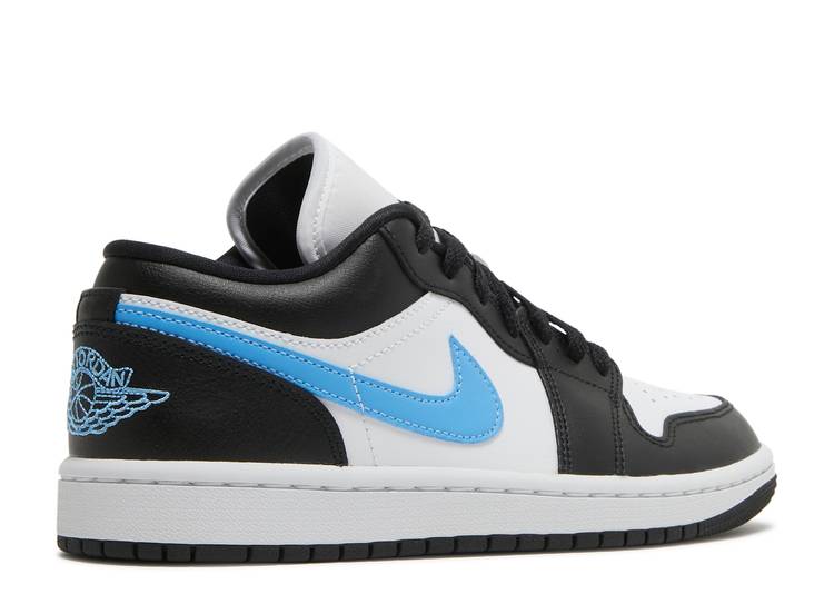 Wmns Air Jordan 1 Low 'Black University Blue' denemezapt.myshopify.com Zaptila