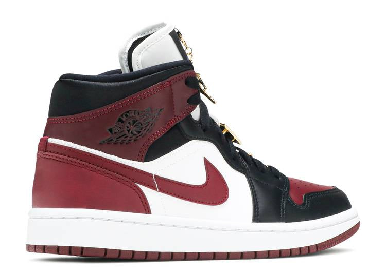 Wmns Air Jordan 1 Mid SE 'Gold Pendants' denemezapt.myshopify.com Zaptila
