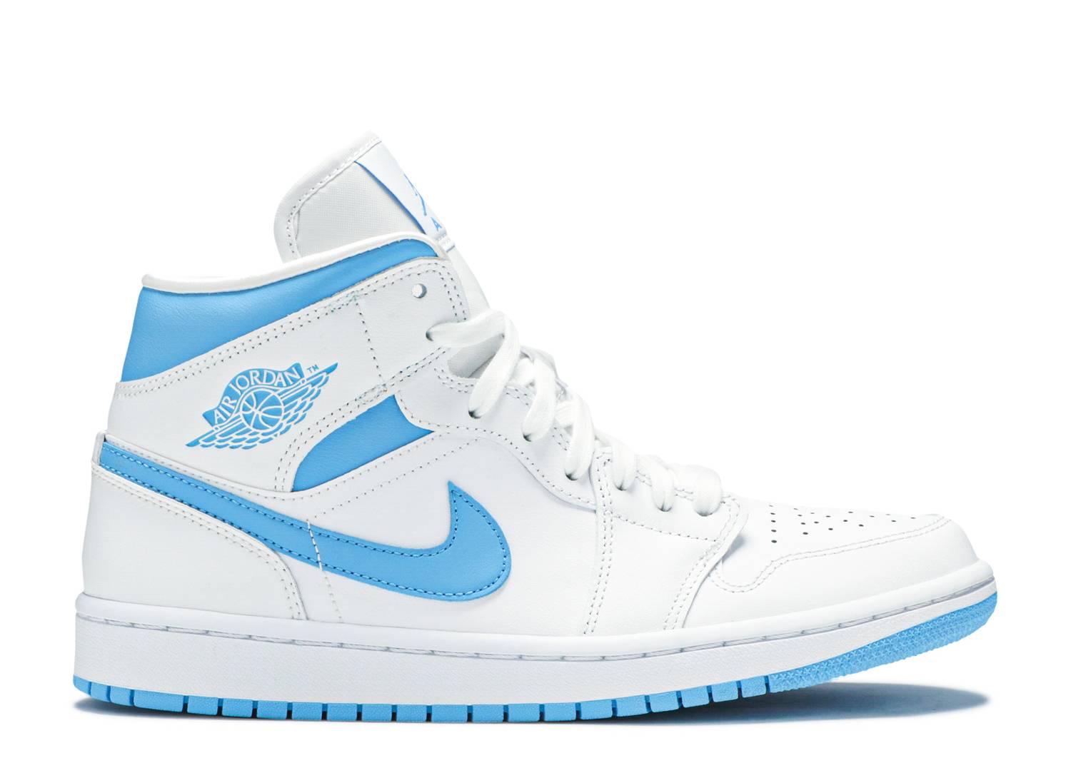 Wmns Air Jordan 1 Mid 'Unc' denemezapt.myshopify.com Zaptila