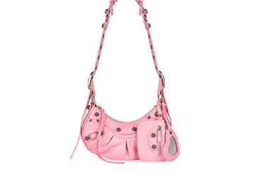 Balenciaga Cagole Shoulder Bag in Patent Fabric 'Pink' denemezapt.myshopify.com Zaptila