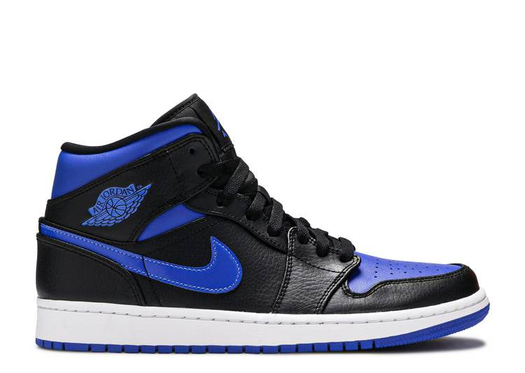 Air Jordan 1 Mid 'Black Hyper Royal' denemezapt.myshopify.com Zaptila