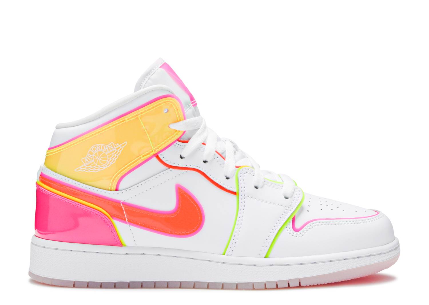 Air Jordan 1 Mid SE GS 'Edge Glow' denemezapt.myshopify.com Zaptila