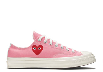 Comme Des Gar&ccedil;ons Play X Chuck 70 Low 'Bright Pink' denemezapt.myshopify.com Zaptila